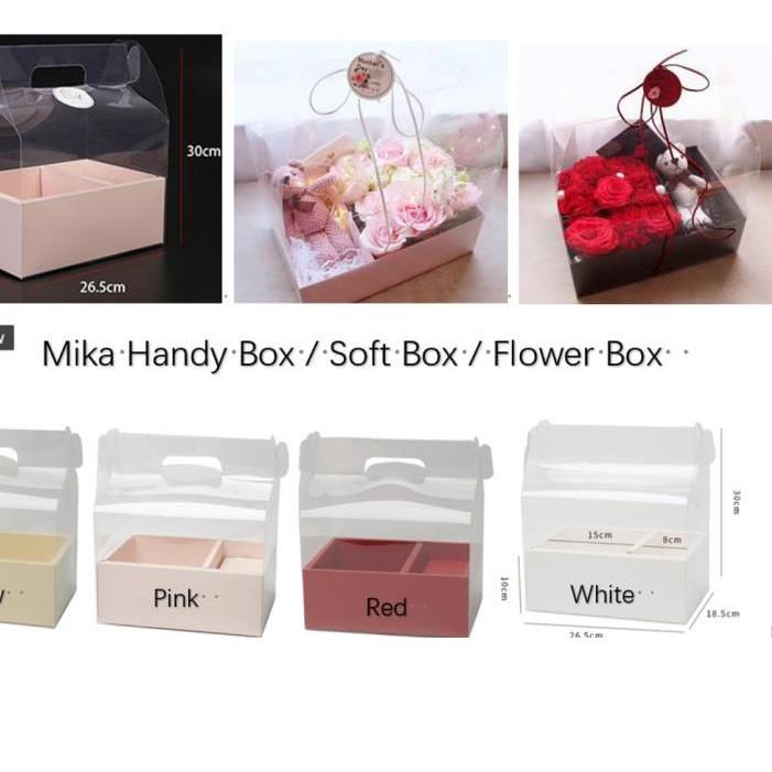 

New! Mika Handy Box / Soft Box Flower Box / Bloom box