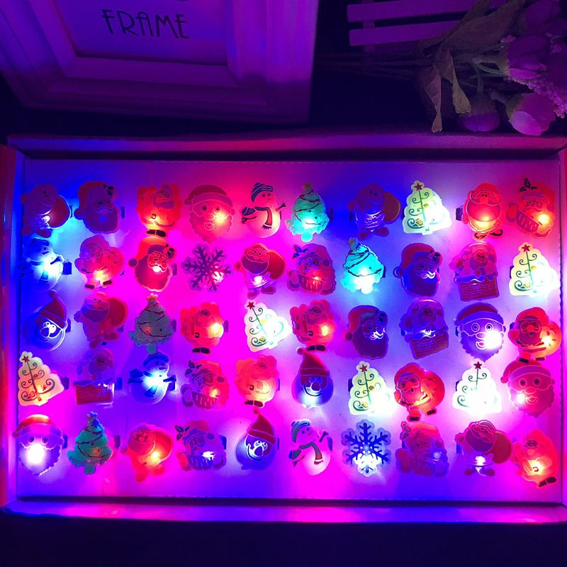 Mary Natal Cincin Silikon Untuk Anak-Anak Cincin Mainan Curah Nikmat Pesta Kelas Hadiah Pesta Liburan Tas Filler Pasokan