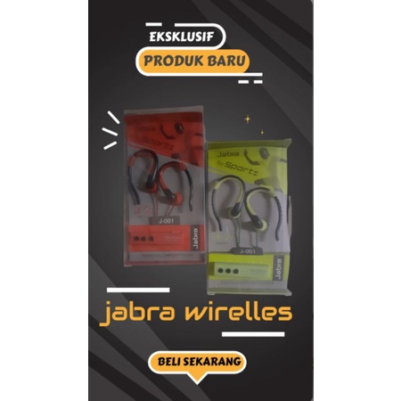 Earphone  Bluetooth Jabra Sport j001 Powerfull Bass