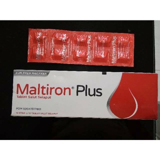 VITAMIN PENAMBAH DARAH MALTIRON PLUS TABLET/STRIP