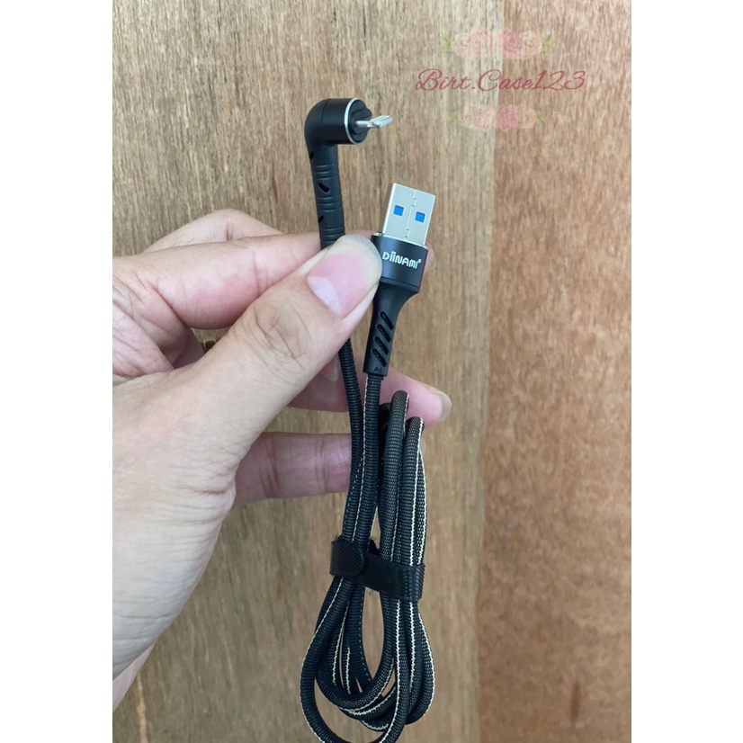 KABEL DATA DIINAMI M18 GAMING FAST CHARGING KABEL DATA MICRO, I PONEE, TIPE C USB QC3.0 3 AMPER BAHAN TEBAL  BC6260