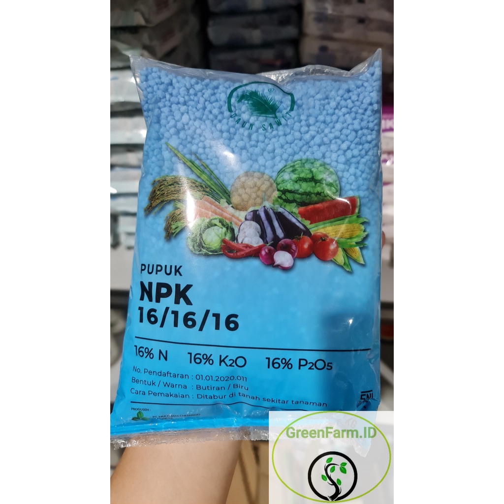 Pupuk daun sawit NPK 16-16-16 1 kg