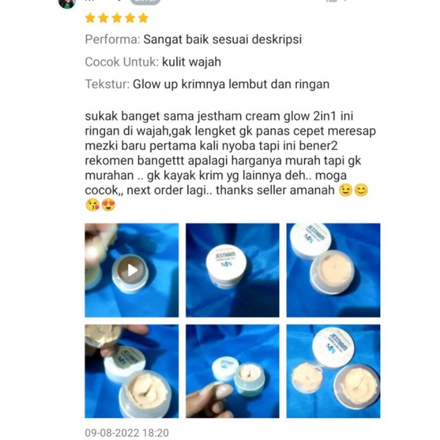 PAKET GLOWING JESTHAM CREAM GLOW DT MAX KOREA jestham BPOM ORIGINAL