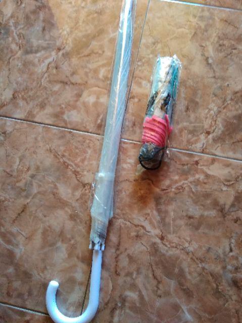 Payung Lipat 3 Transparan Paris - 23147