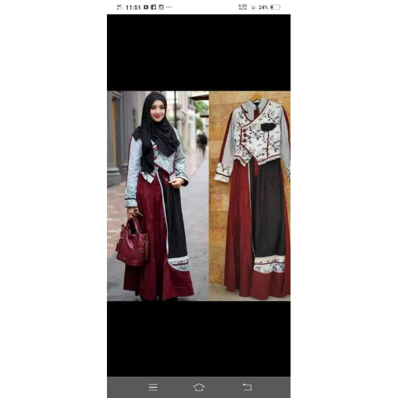 Gamis esme size S NWT ori