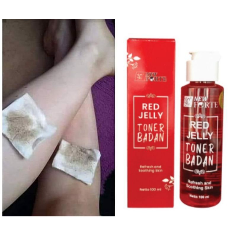 SYB Forte AHA Skinboost | Red Jelly | Coklat Toner Badan 100ml