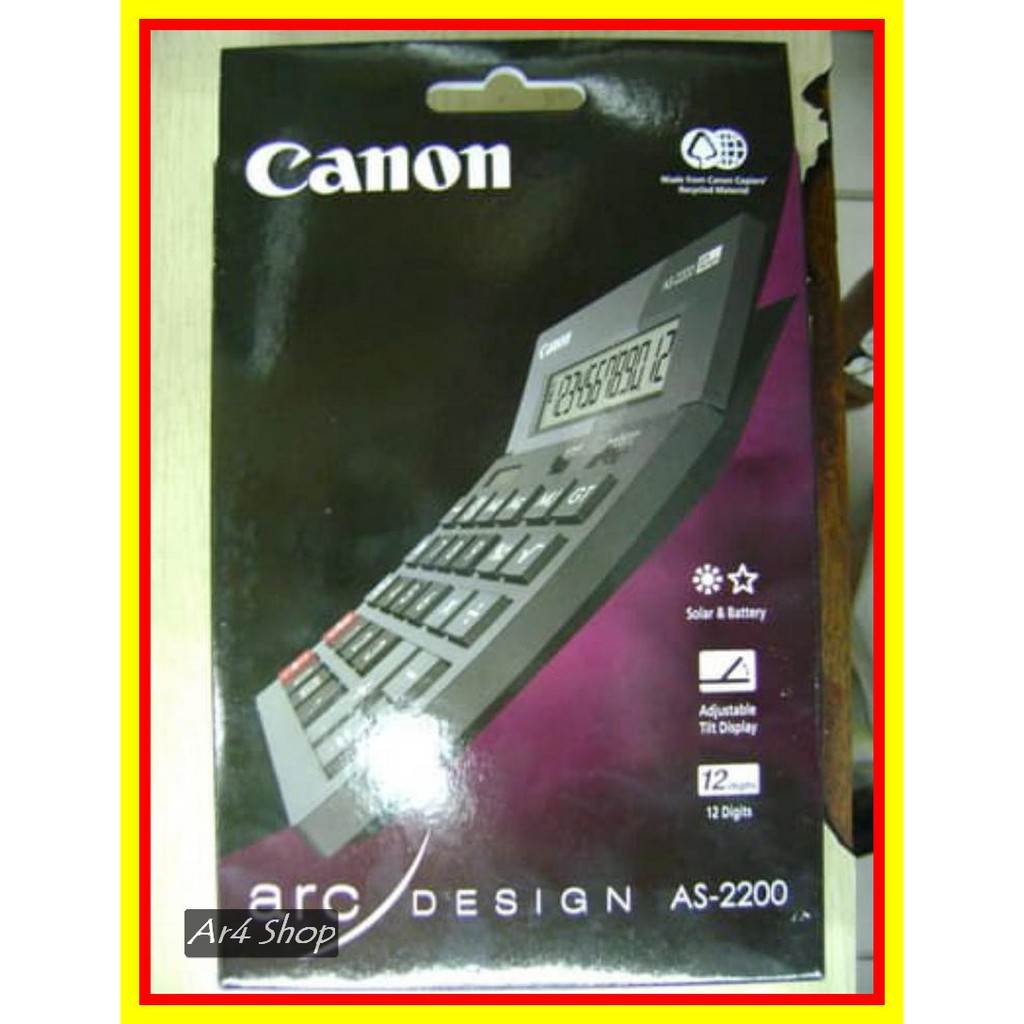 

Calculator Canon As-2200