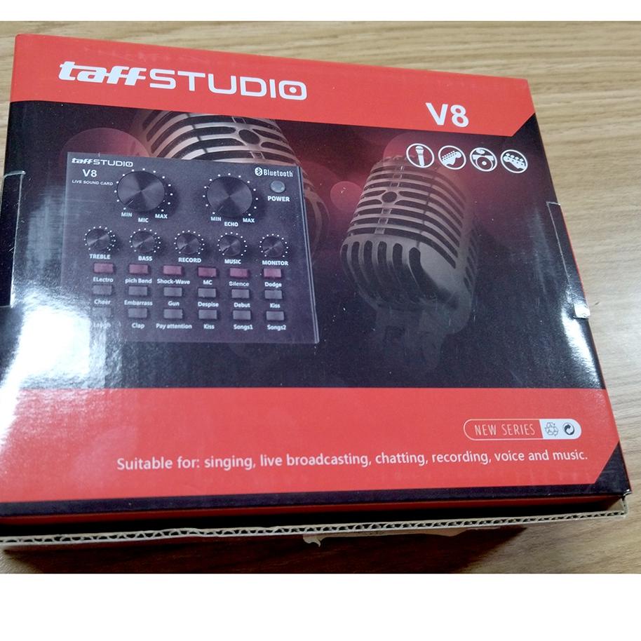 ➹ SOUNDCARD V8 BLUETOOTH ORIGINAL TAFFSTUDIO ✼