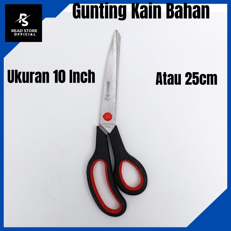 

Tailoring Scissors Gunting Potong Kain Bahan Penjahit Jahit Kain Sewing Scissors 10 Inch Stainless Tajam Murah Berkulitas Terbaru