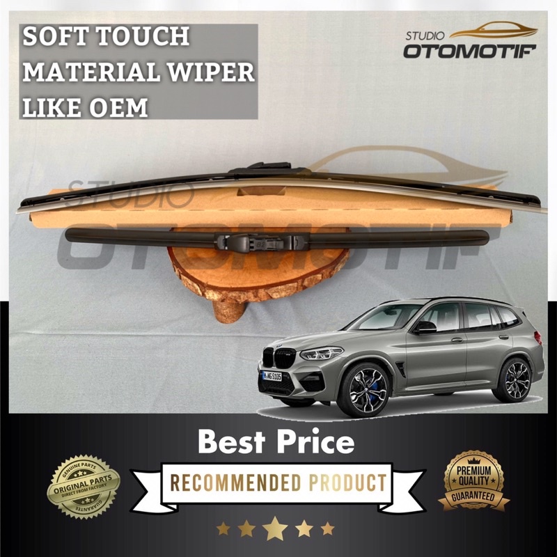 WIPER BMW X3 F25 SOFT TOUCH FRAMELESS 2 PCS