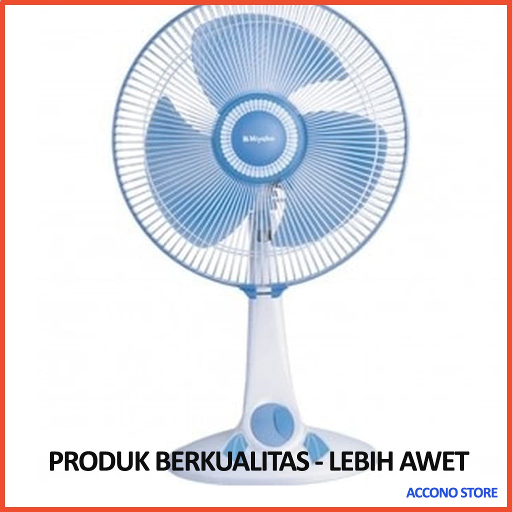 Kipas Angin Miyako KAD1227B Deskfan Kipas Angin [12 Inch] E5Q0 Kipas Angin Duduk dan Tempel Dinding