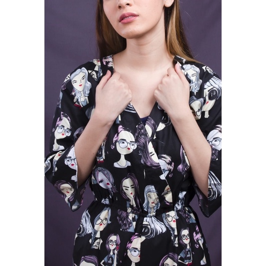 JC- Jumpsuit Girly Panjang / Jumpsuit kimono Terbaru / jumpsuit wanita kekinian