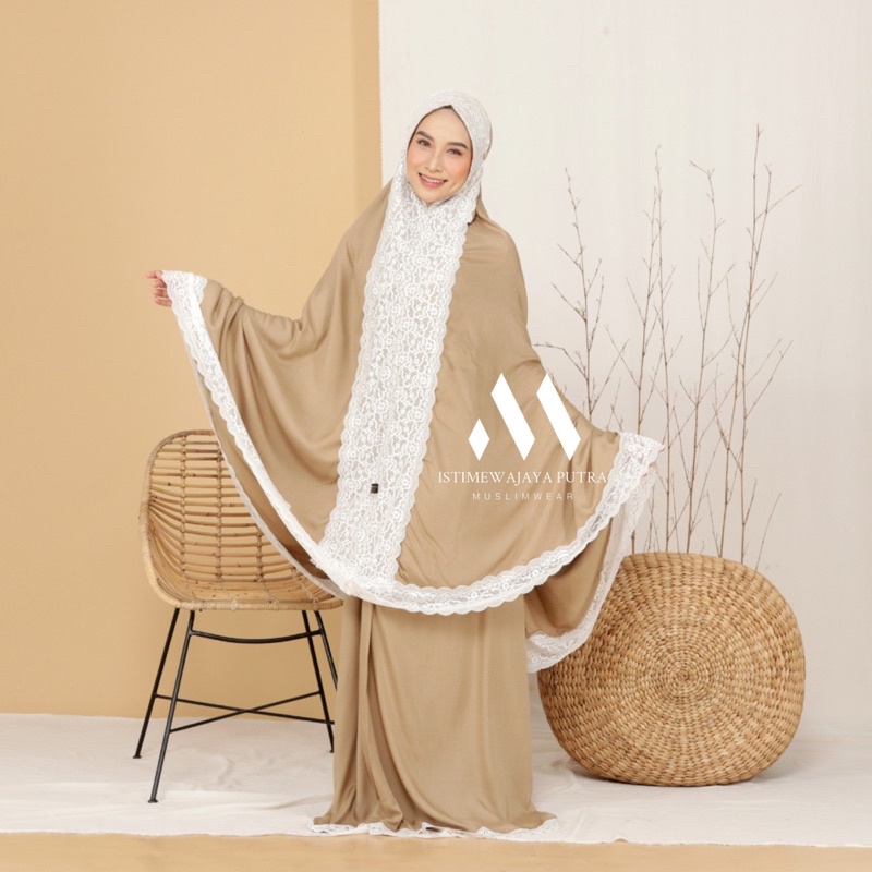 Mukena Andin Premium | Mukena Andin jumbo | Mukena Dewasa Premium