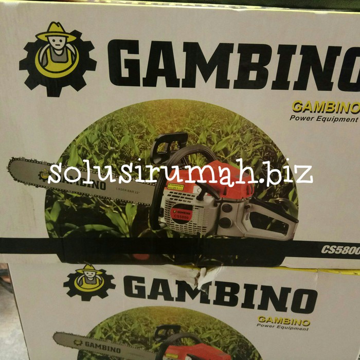 CHAINSAW GERGAJI MESIN 22 INCH AMBINO CHAINSAW 22inch