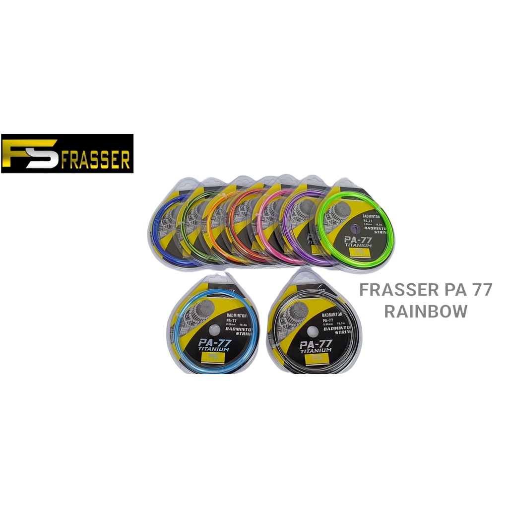 Frasser Senar Raket Bulutangkis Badminton Fs-77 Rainbow