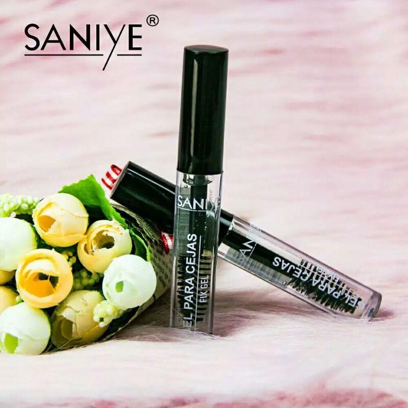 SANIYE Eyebrow OR Mascara Gel Liquid Alis Cair Fixer Tahan Lama Transparent