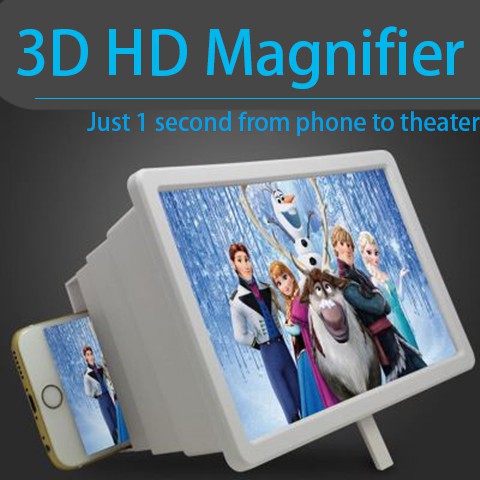 132 3D Phone Screen Magnifier Kaca Pembesar Layar HP