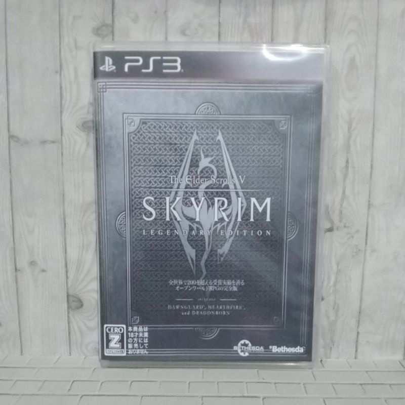BD CD KASET ORIGINAL PS3 The Elder Scroll V Skyrim Legendary Edition Jpn Bahasa Jepang