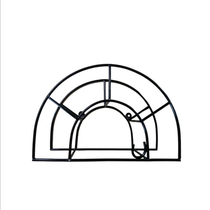 GANTUNGAN SELANG - GULUNGAN SELANG AIR TAMAN - HITAM