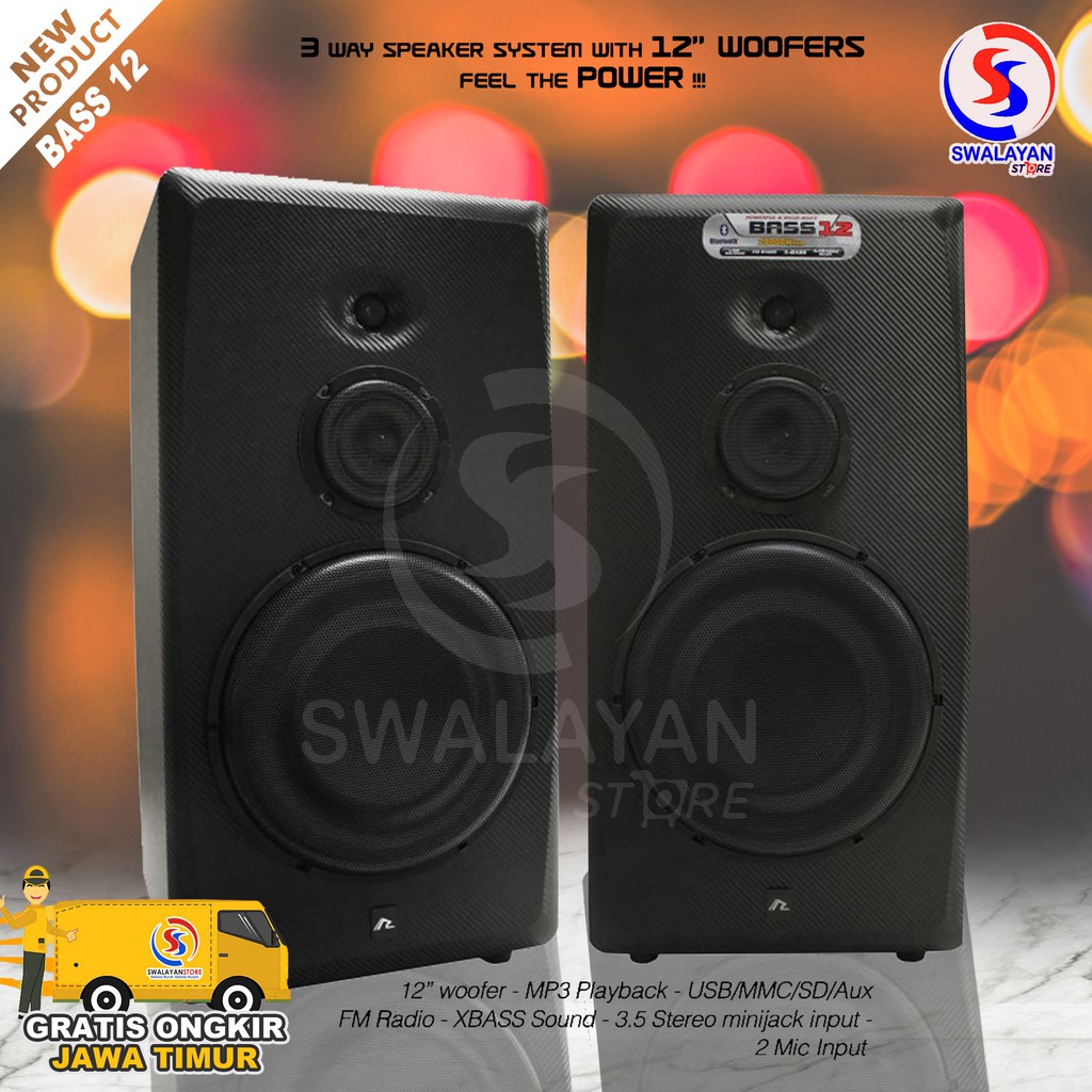 KHUSUS JATIM SPEAKER ACTIVE ROADMASTER BASS 12
