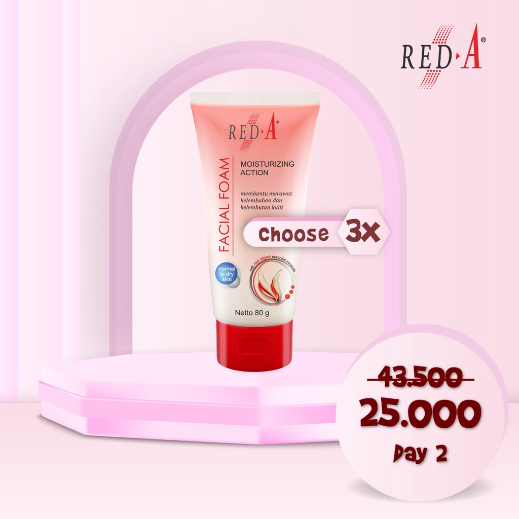 Paket 3 Red-A Facial Foam