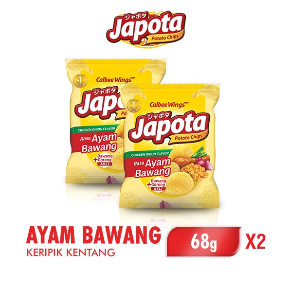 

54ekh Japota Keripik Kentang Ayam Bawang 68 Gr X 2 Pcs 60J