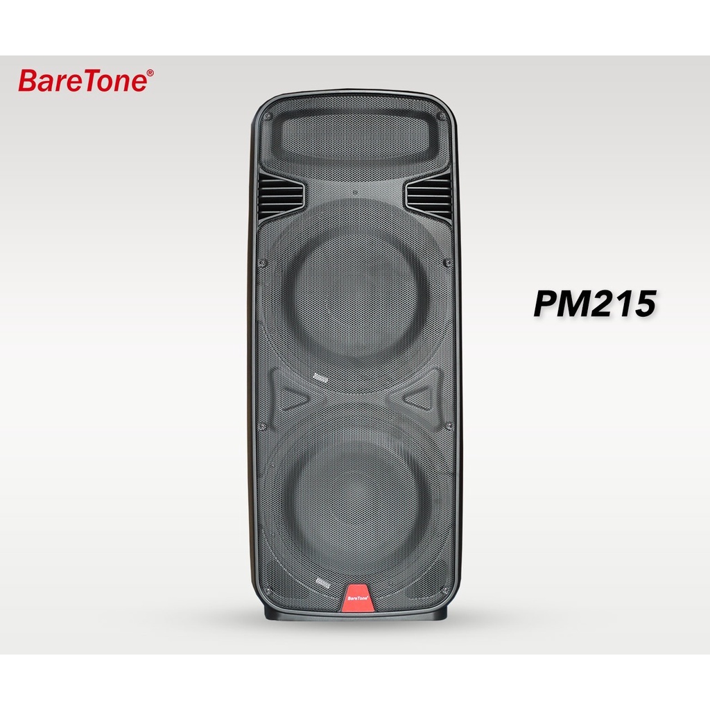 Speaker Portable Baretone PM215 2 × 15 Inch Double 1000 Watt