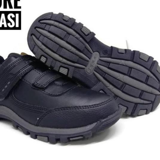 *Diskon Besar2an  Sepatu Sekolah Anak Laki-laki Lelaki Perempuan Ando Morgan Lite Velcro TK SD SMP