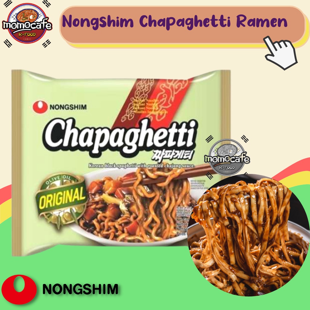 

Nongshim Chapaghetti - Korean Black Spaghetti With Roasted Chajang Sauce