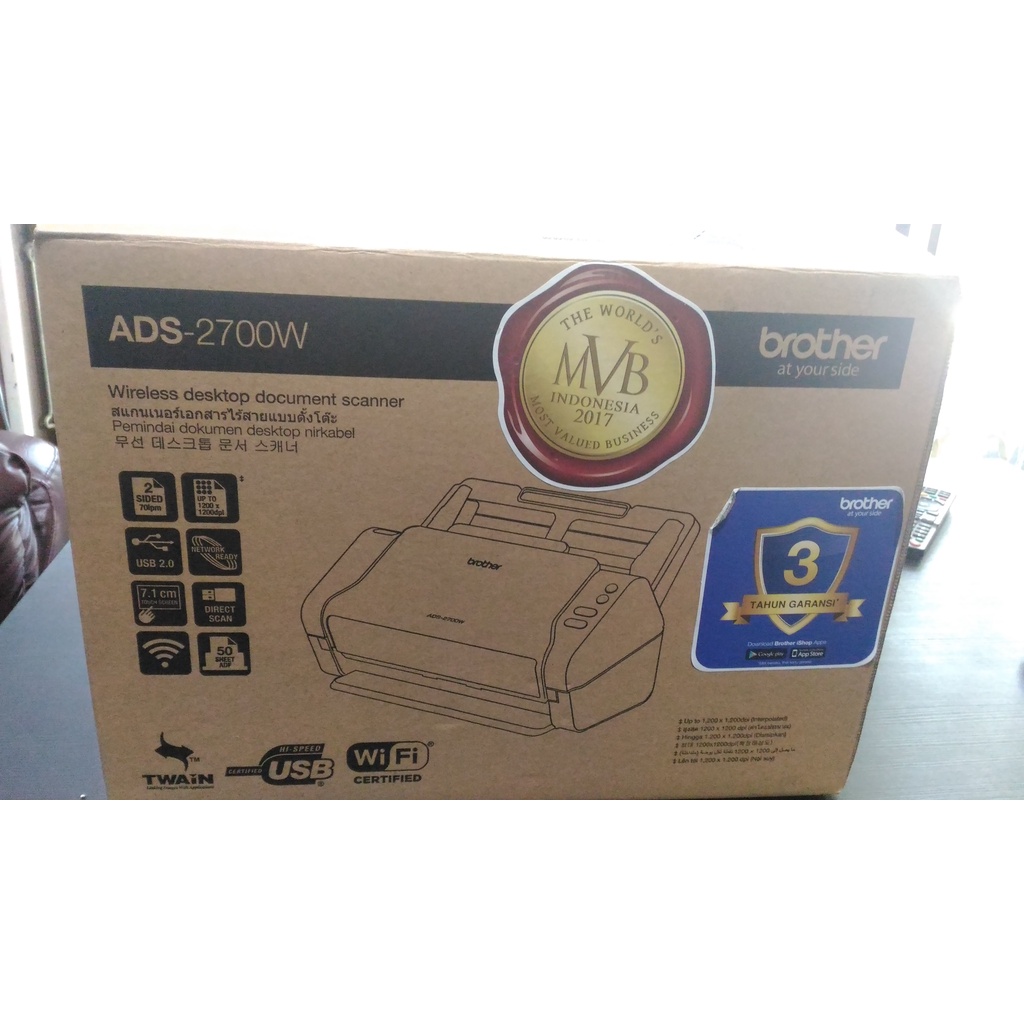 Scanner WIFI Brother ADS 2700W F4