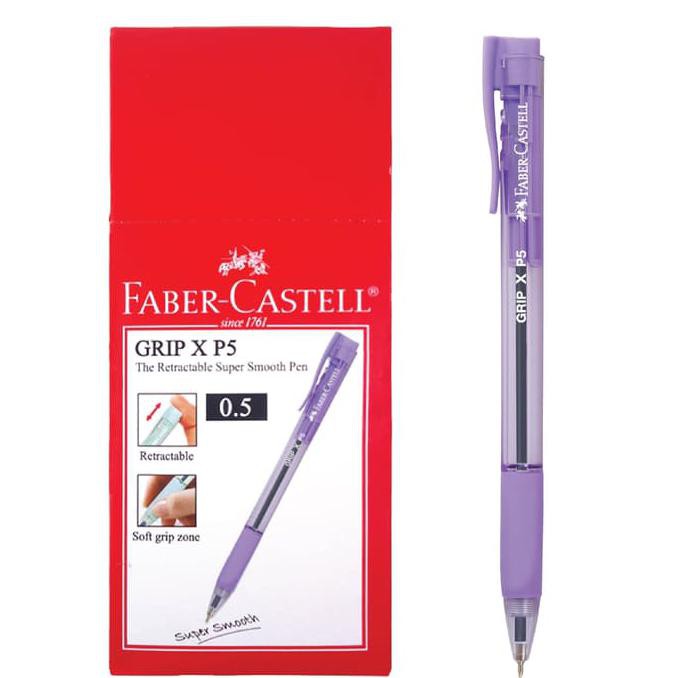 

PROMO TERMURAH Ballpoint Grip XP 0.5 mm Barrel Violet - Box isi 10pcs DR459