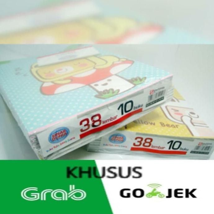 

ITERBARUl Buku Tulis Sinar Dunia / SIDU isi 38 Lembar ( Khusus Gosend dan Grab ) IBDLl