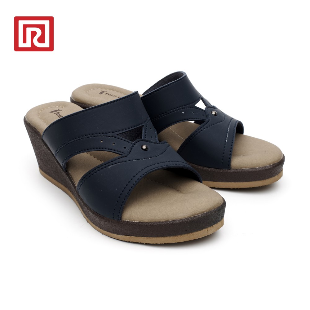  Ramayana  Polo Ralph House Sandal  Wanita Quina 02 Biru 