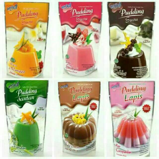 

Nutrijell Puding Susu Serbuk Instant Aneka Varian Rasa (1 Pcs)