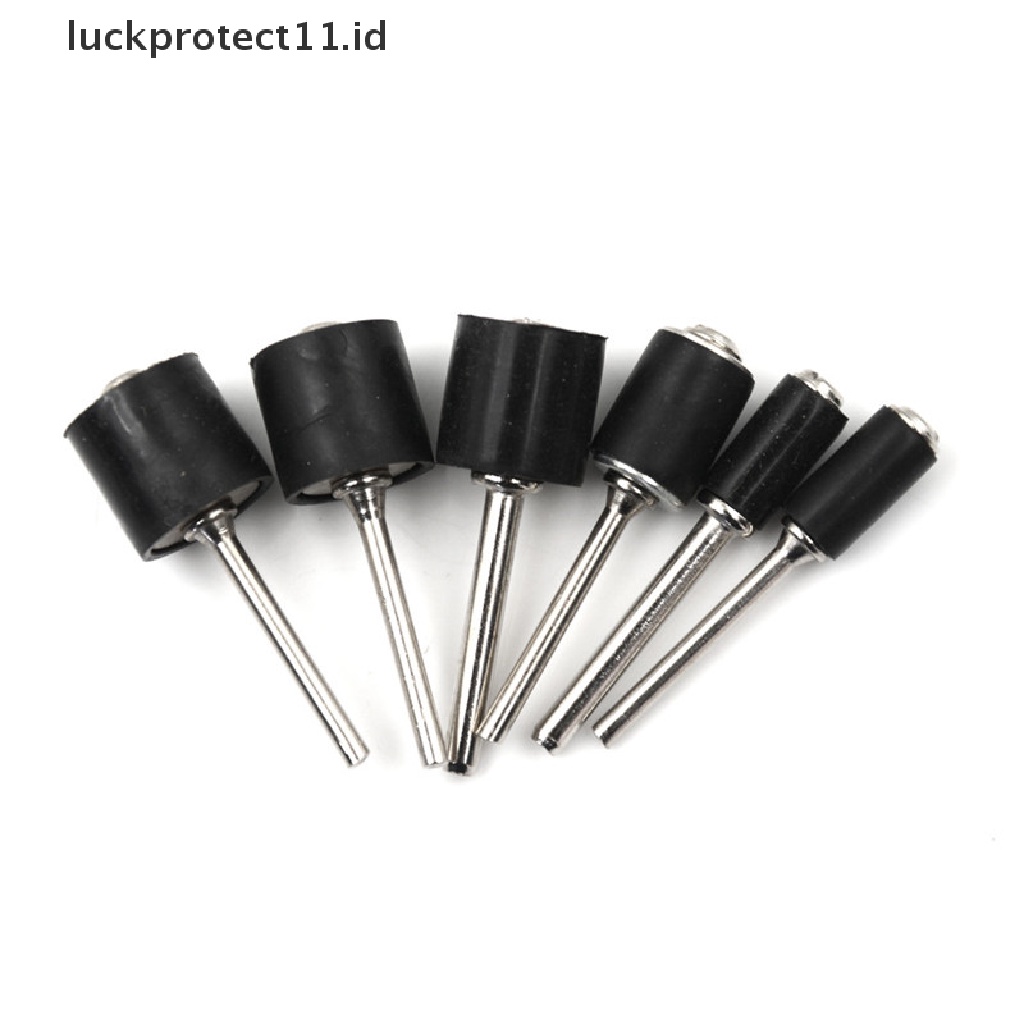 //HG&amp;ID// 6pcs Mandrel 1/4 1/8 Shank 6.35-12.7mm Drum Sanding Nail Drill Bit Abrasive Tool .