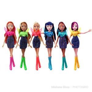 Winx Club Fairy Denim Doll Tipe 3   28cm Boneka Barbie MURAH ORIGINAL Witty Toys Berkualitas