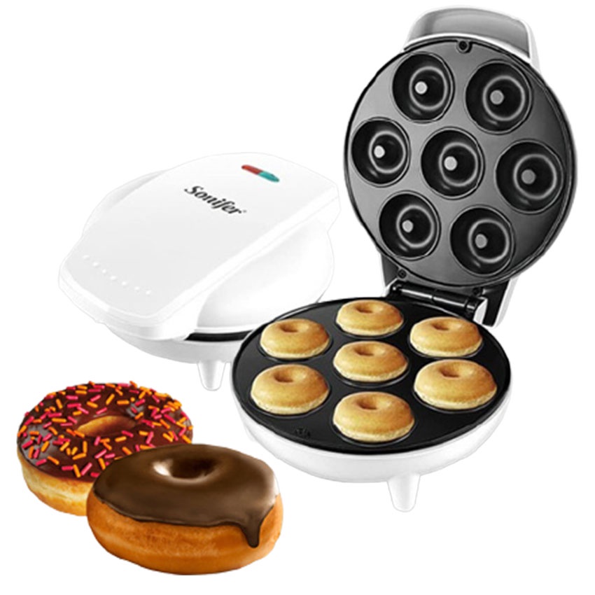 Jual Sonifer Donut Maker SF-6076 Alat Pembuat Donat Mesin Cetakan Kue Bulat Donat Indonesia|Shopee Indonesia