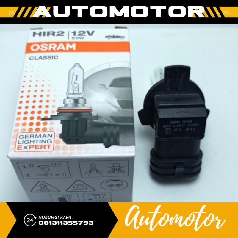 Bohlam Osram HIR2 9012 Lampu Dekat Honda Mobilio RS