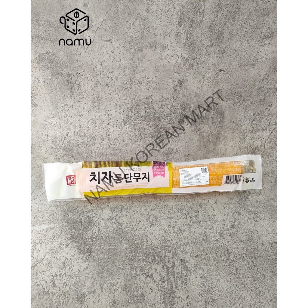 

Hansung Danmuji Pickled Radish 500gr - Whole Pickled Radish / Acar Lobak Kuning Korea
