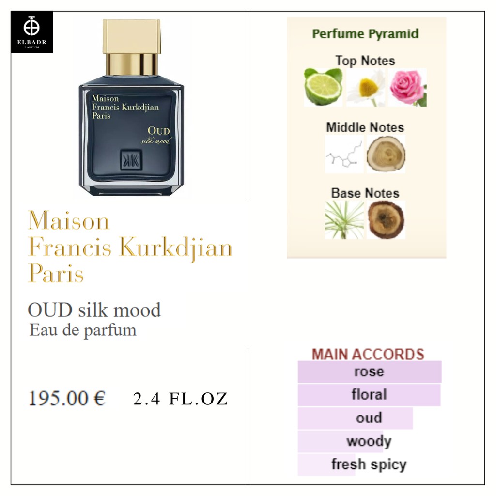 Elbadr Parfum Inspired By Oud Silk Mood Maison Francis Kurkdjian Shopee Indonesia