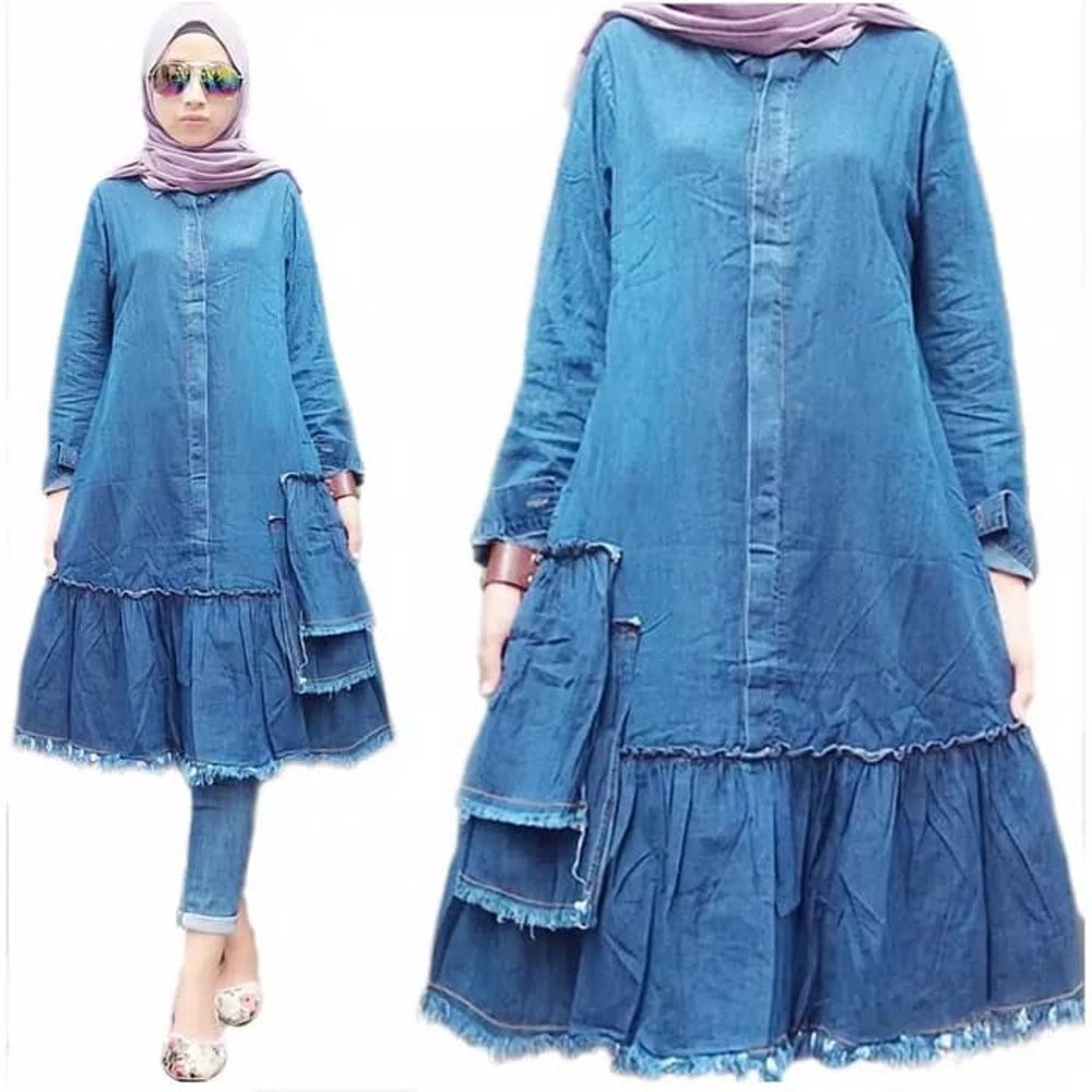 Baju Atasan Tunik Baju Tunik Atasan Tunik Wanita Tunik Jeans