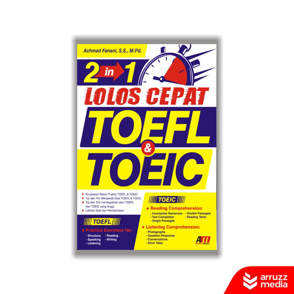 

Buku Lolos Cepat TOEFL & TOEIC