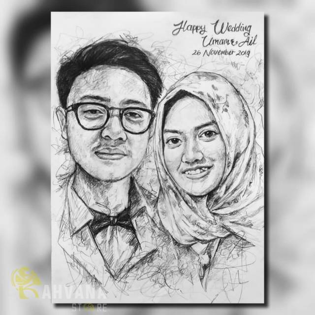 

SKETSA WAJAH / JASA LUKIS WAJAH A4