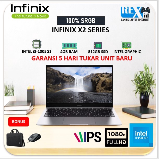 INFINIX INBOOK X1 (i3 1005g1 8gb 256ssd W10 14.0inch FHD IPS 100SRGB)