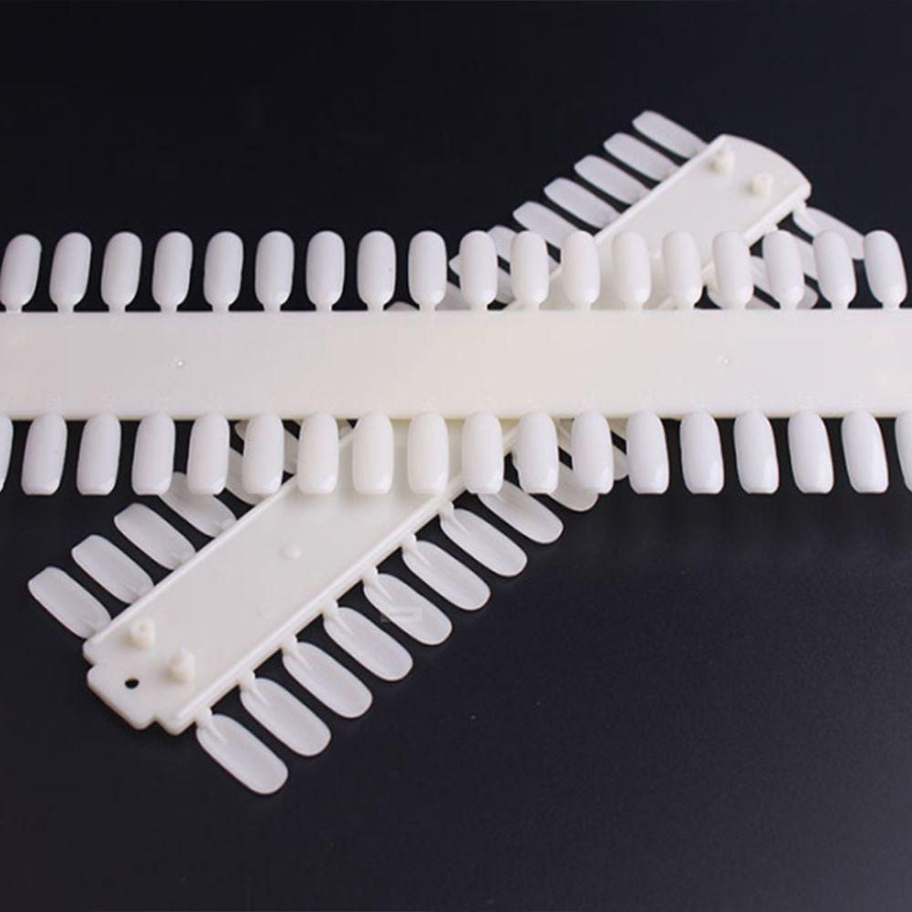 Mxbeauty Nail color Sample Board Plastik Nail Art Praktek Nail color Display Nature color Peralatan Salon Kuku