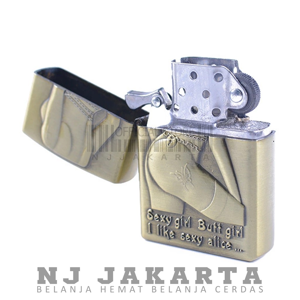 MANCIS Korek Api Minyak Butt Kerosene Lighter Flint Lighter