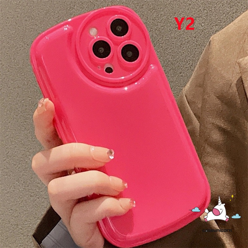 Soft Case Warna Polos Untuk iPhone 11 14 13 12 Pro MAX XR X XS MAX 7 8 6 6S 14 Plus SE 2020