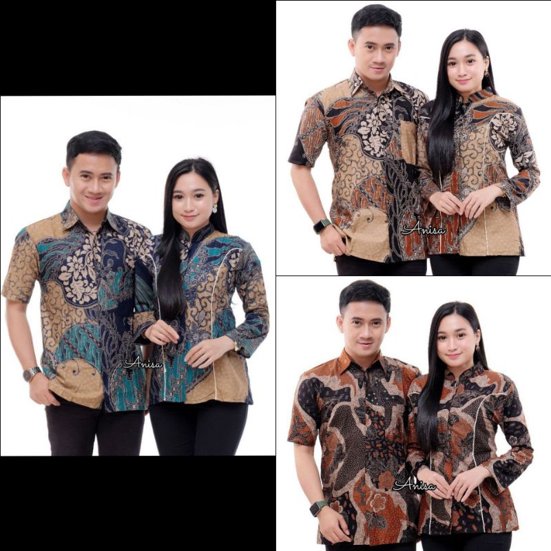 Couple Batik Atasan Batik Couple Pakaian Batik Pria Wanita