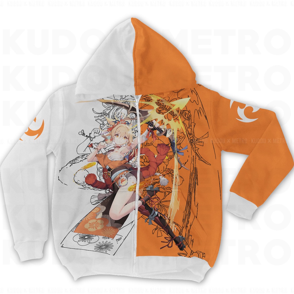 Jaket  Yoimiya Genshin Impact Fullprint Premium Unisex