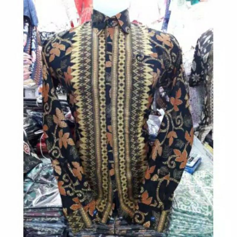 Hem batik lengan panjang / kemeja batik murah / hem batik pria